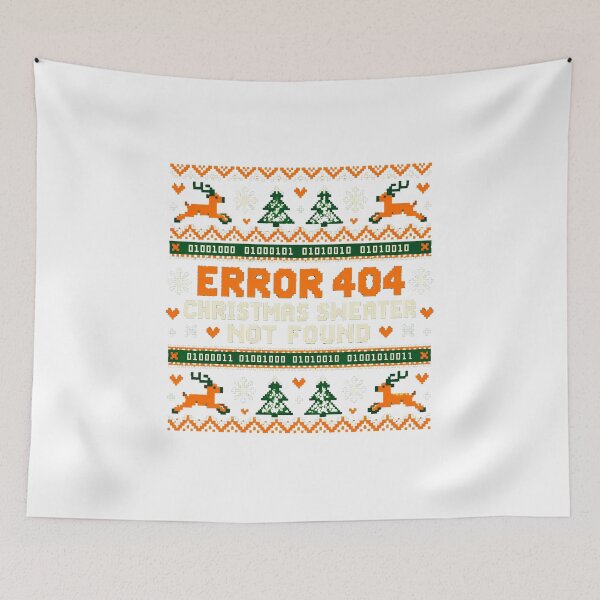 Item preview, Error Christmas Pixel Reindeer Programmer Humor designed and sold by nortowelcomics.