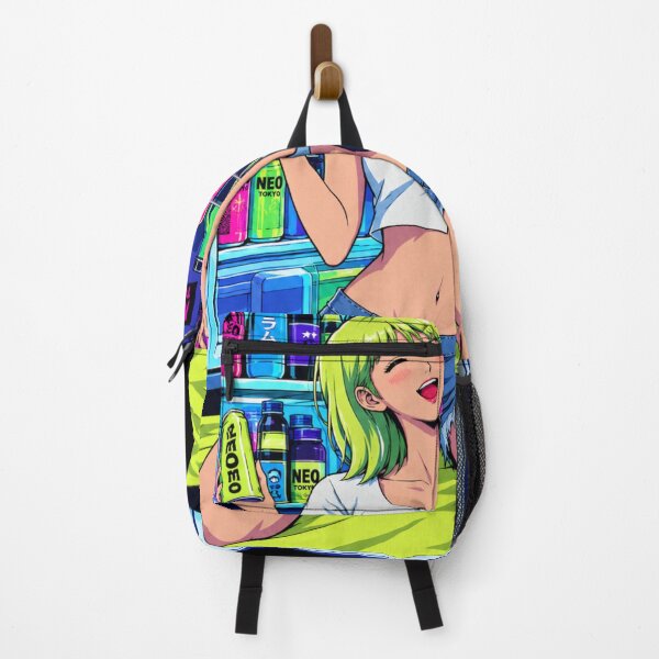 Item preview, Retro Japanese Anime Cyberpunk DJ Girl Pixel Art designed and sold by zumerdiego.