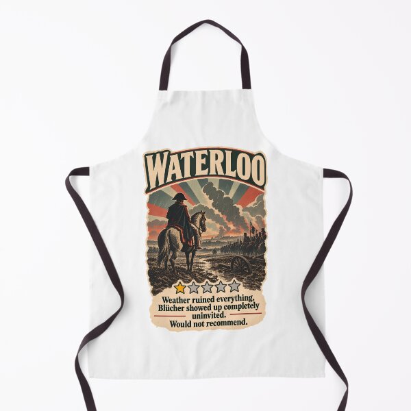 Item preview, Waterloo One Star Review - Funny Napoleon Defeat History Meme designed and sold by Neurospicy Trolls.