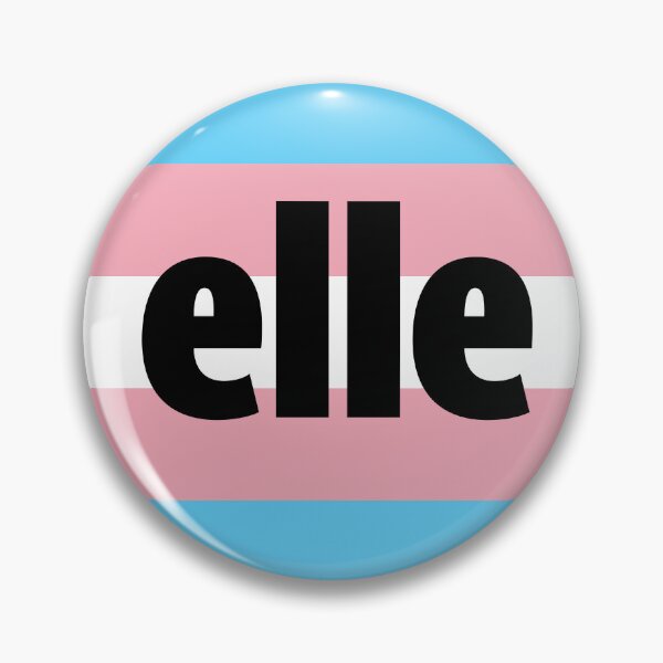 Artikelvorschau, Französische Elle Trans Pin entworfen und verkauft von Jess Willow.