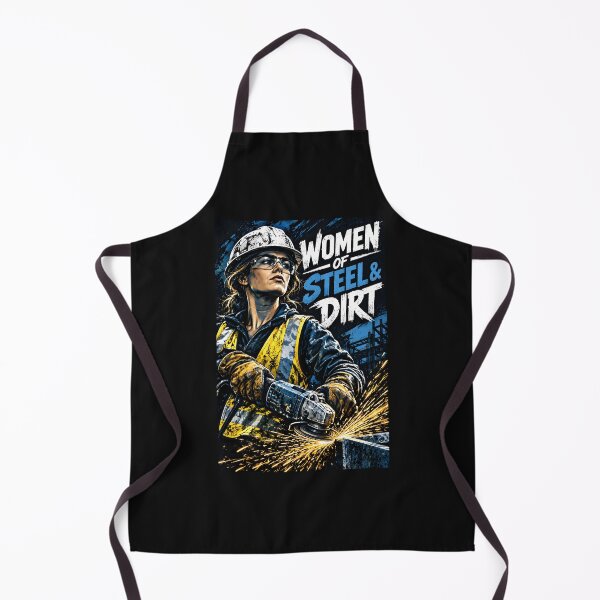 Item preview, Women Of Steel Dirt Tradeswoman Construction Shirt designed and sold by StudioBilly3000.