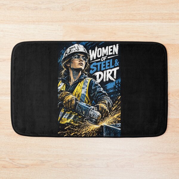 Item preview, Women Of Steel Dirt Tradeswoman Construction Shirt designed and sold by StudioBilly3000.