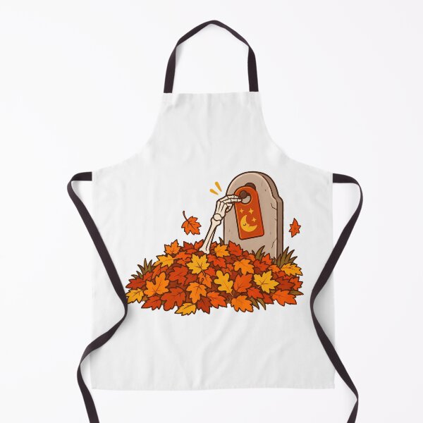 Item preview, Skeleton Gravestone Autumn Leaves Humor Halloween Introvert designed and sold by nortowelcomics.