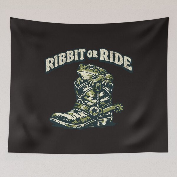 Item preview, Cowboy Frog Riding a Western Boot designed and sold by AwesomeBeyondLimits.
