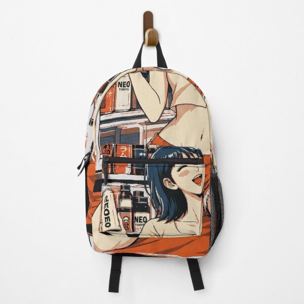 Item preview, Retro Japanese Anime Cyberpunk DJ Girl Pixel Art designed and sold by zumerdiego.