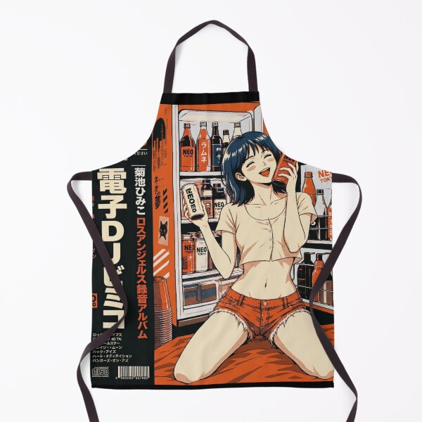 Item preview, Retro Japanese Anime Cyberpunk DJ Girl Pixel Art designed and sold by zumerdiego.