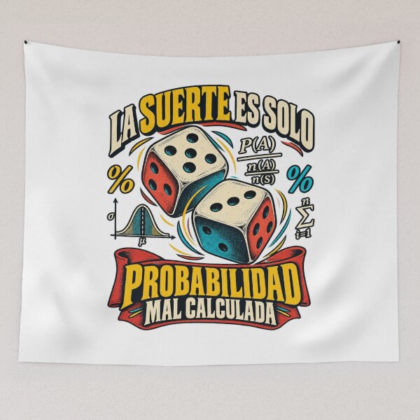 Item preview, La Suerte Es Solo Probabilidad - Math designed and sold by Good Mood Foundry.