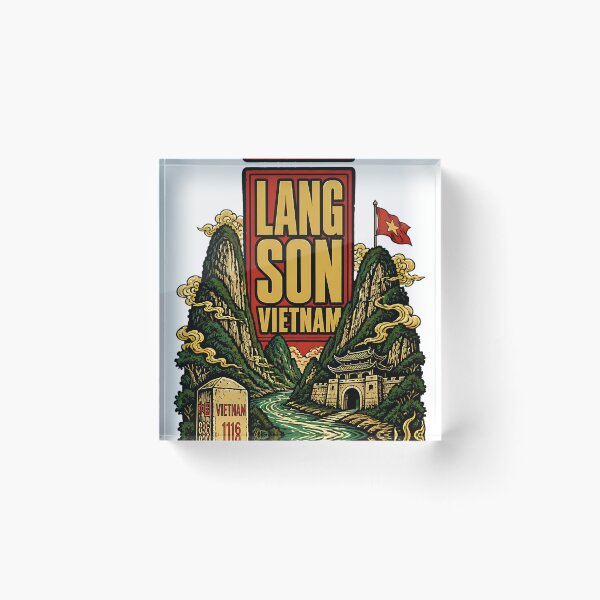 Item preview, Lang Son Vietnam Vintage Travel Tourism designed and sold by TravelersGems.