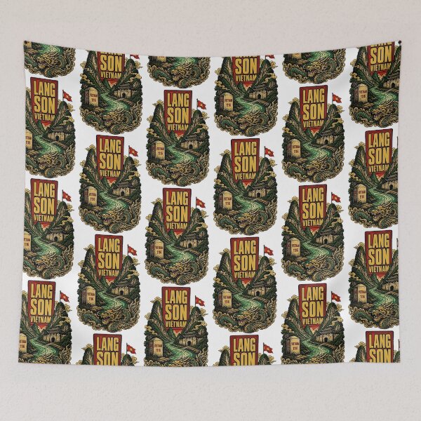 Item preview, Lang Son Vietnam Vintage Travel Tourism designed and sold by TravelersGems.