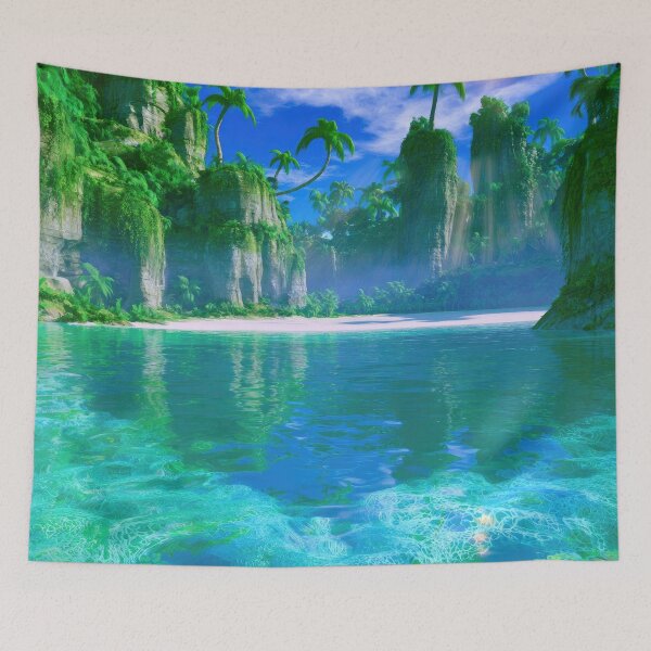 Item preview, The Enchanted Blue Lagoon designed and sold by riquishop.