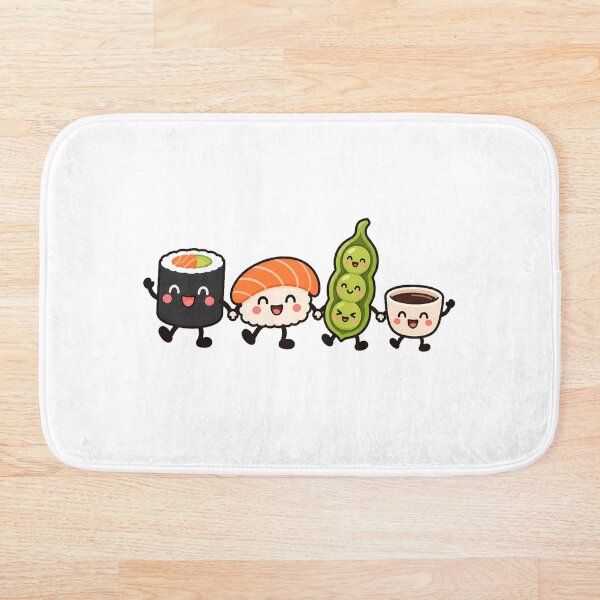 Item preview, Sushi Friends Friendly Procession Foodie Enthusiast designed and sold by nortowelcomics.