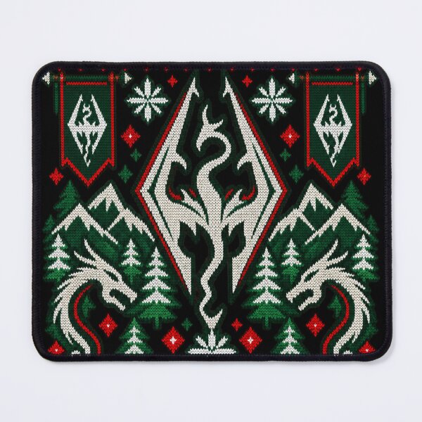 Item preview, Skyrim Nordic Ugly Christmas Sweater designed and sold by Gabriela Mihai.
