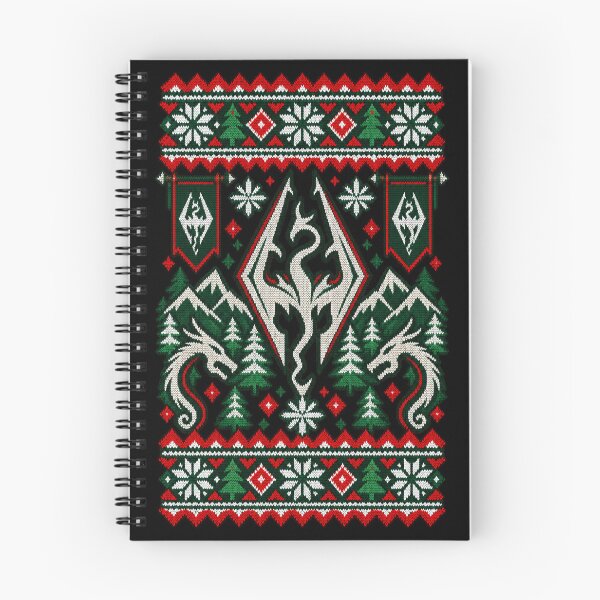Item preview, Skyrim Nordic Ugly Christmas Sweater designed and sold by Gabriela Mihai.