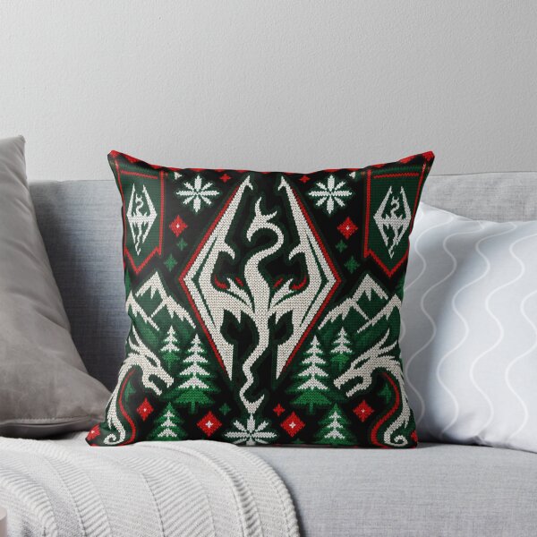 Item preview, Skyrim Nordic Ugly Christmas Sweater designed and sold by Gabriela Mihai.