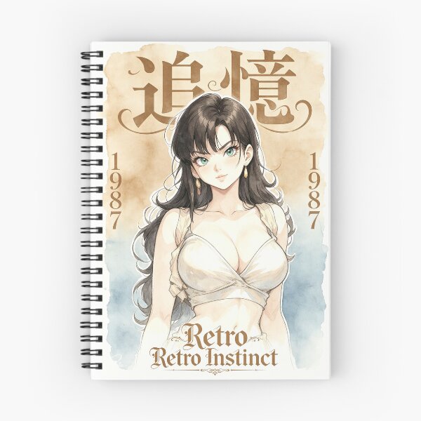 Item preview, Retro-style anime girl, Art 1987 designed and sold by EduMaru.