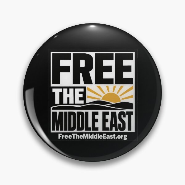 Item preview, Free The Middle East - Square designed and sold by FreeTheMiddleEast.org.