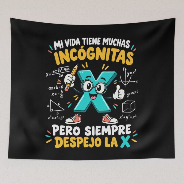Item preview, Mi Vida Tiene Muchas Incógnitas - Math designed and sold by Good Mood Foundry.
