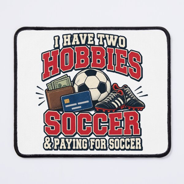 Item preview, Two Hobbies Soccer designed and sold by erkancept.