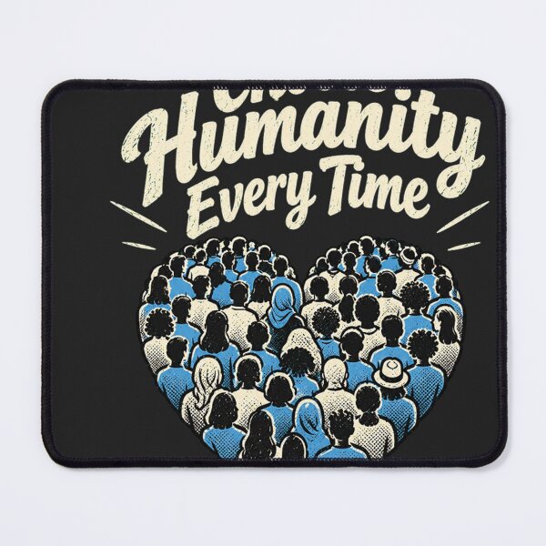 Item preview, Choose Humanity Every Time – Inspirational Quote Design designed and sold by RokomariFabric.