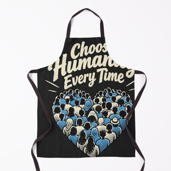 Item preview, Choose Humanity Every Time – Inspirational Quote Design designed and sold by RokomariFabric.