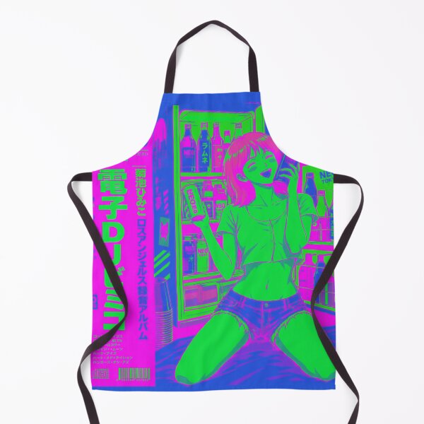 Item preview, Retro Japanese Anime Cyberpunk DJ Girl Pixel Art designed and sold by zumerdiego.