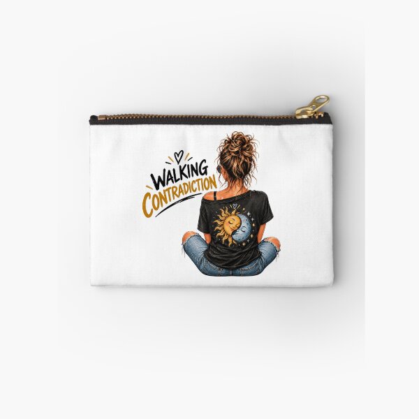Item preview, Walking Contradiction – Sun & Moon Woman Celestial Design designed and sold by 11-Designs.