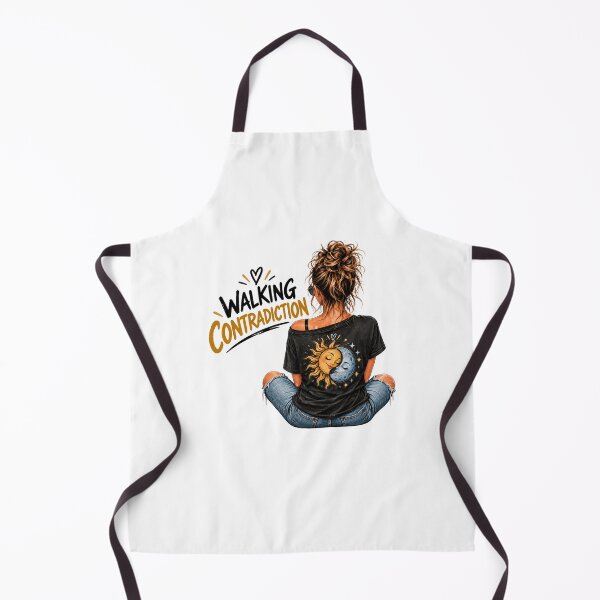 Item preview, Walking Contradiction – Sun & Moon Woman Celestial Design designed and sold by 11-Designs.