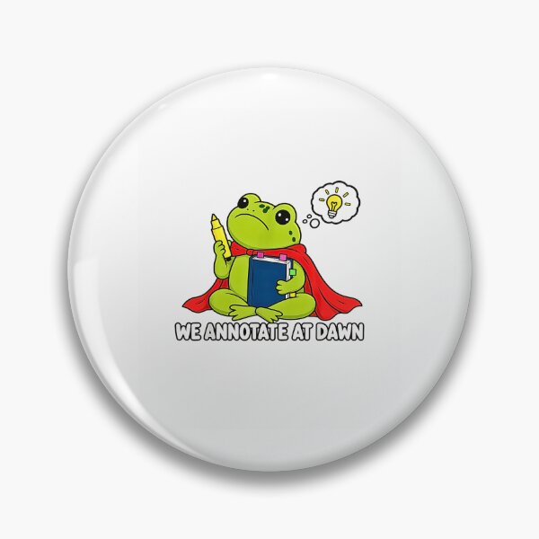Item preview,  We Annotate At Dawn Funny Frog English Teacher Reader designed and sold by Byhergawaa.