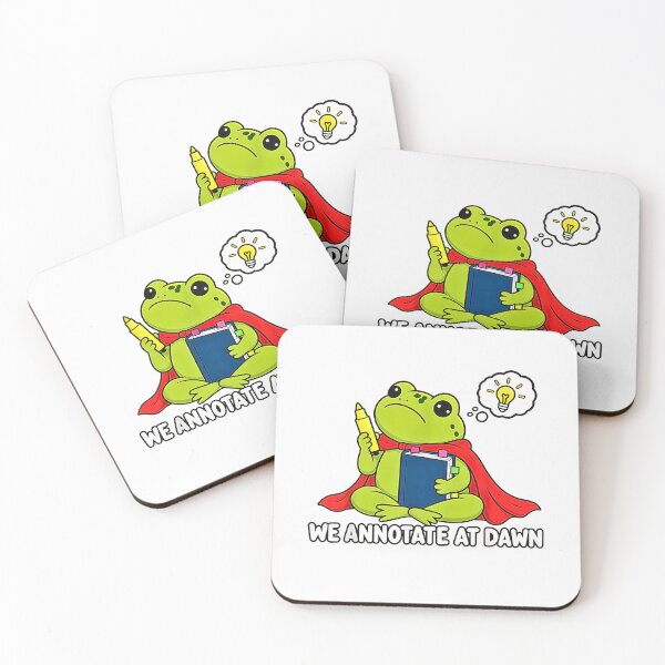 Item preview,  We Annotate At Dawn Funny Frog English Teacher Reader designed and sold by Byhergawaa.