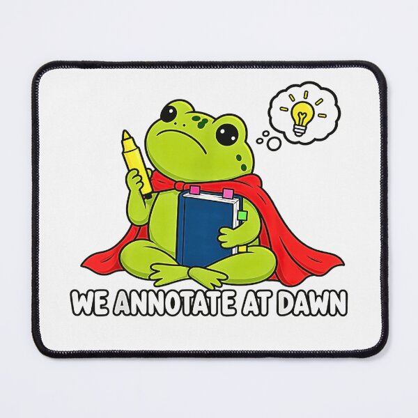 Item preview, We Annotate At Dawn Funny Frog English Teacher Reader designed and sold by Byhergawaa.