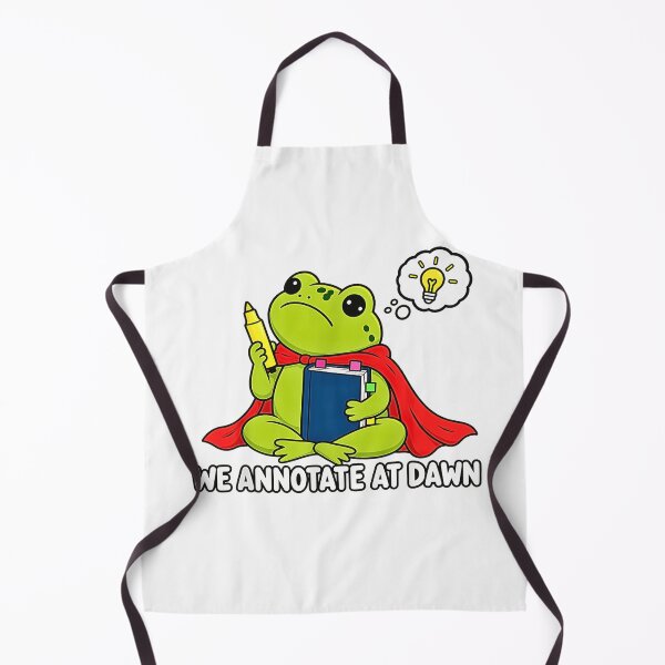 Item preview, We Annotate At Dawn Funny Frog English Teacher Reader designed and sold by Byhergawaa.