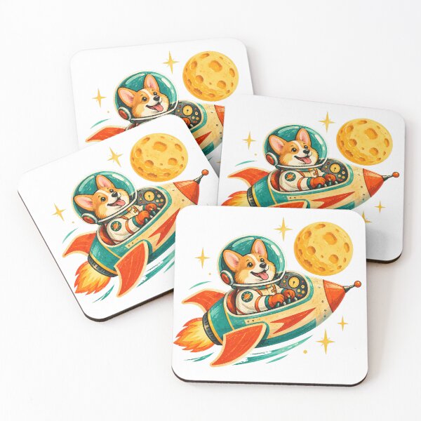 Item preview, Corgi Astronaut Rocket Pilot Space Lover designed and sold by nortowelcomics.