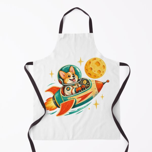 Item preview, Corgi Astronaut Rocket Pilot Space Lover designed and sold by nortowelcomics.