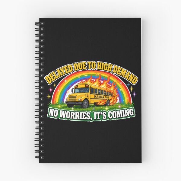 Item preview, Karma Bus Delayed Due To Demand designed and sold by TshirtsOnline-.