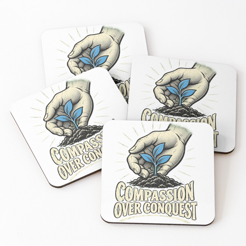 Item preview, Coasters (Set of 4) designed and sold by RokomariFabric.