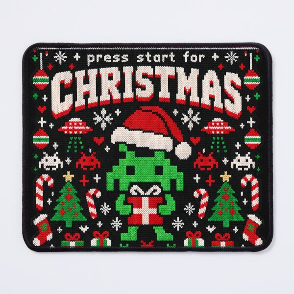 Item preview, Space Invaders Ugly Christmas Sweater designed and sold by Gabriela Mihai.