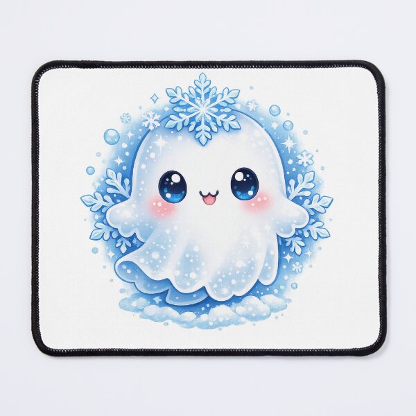 Item preview, Winter Kawaii Ghost designed and sold by Sommium .