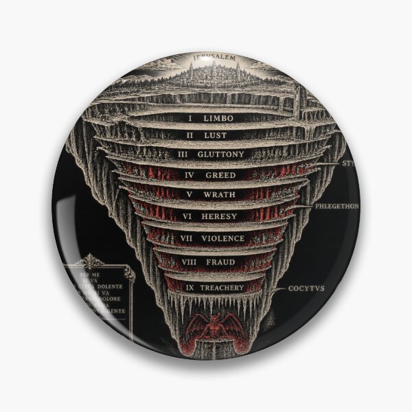 Item preview, Inferno Geological Survey — The Nine Circles of Hell designed and sold by Cohaagens Bazaar.