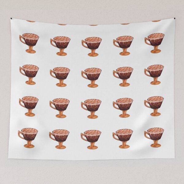 Item preview, Iced Latte Coffee Hand Drawn Art designed and sold by MHFobe.