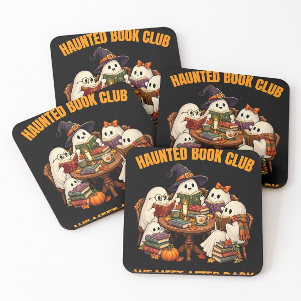 Item preview, Haunted Book Club Halloween Ghosts Reading Books – Cute Vintage Book Lover Spooky Season Design designed and sold by Zenith-Co.