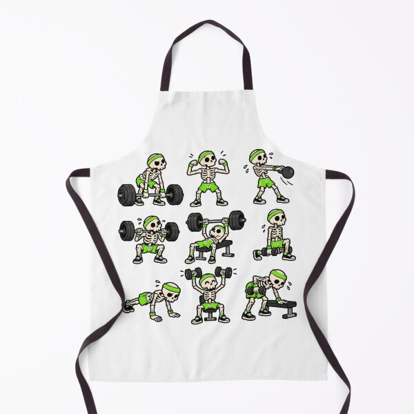 Item preview, Gym Skeleton Lifting Weights Weightlifter designed and sold by nortowelcomics.
