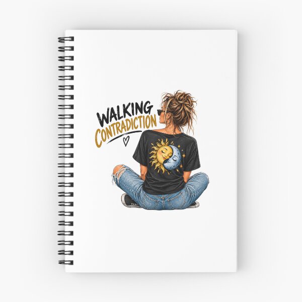 Item preview, Walking Contradiction – Sassy Celestial Sun & Moon Woman designed and sold by 11-Designs.