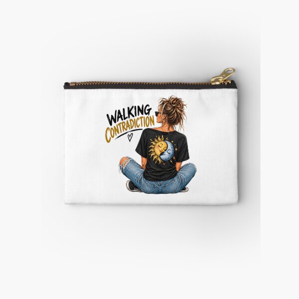 Item preview, Walking Contradiction – Sassy Celestial Sun & Moon Woman designed and sold by 11-Designs.