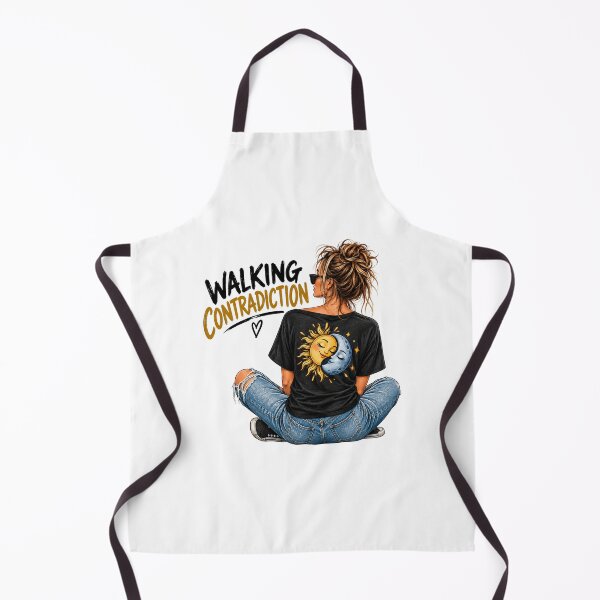 Item preview, Walking Contradiction – Sassy Celestial Sun & Moon Woman designed and sold by 11-Designs.