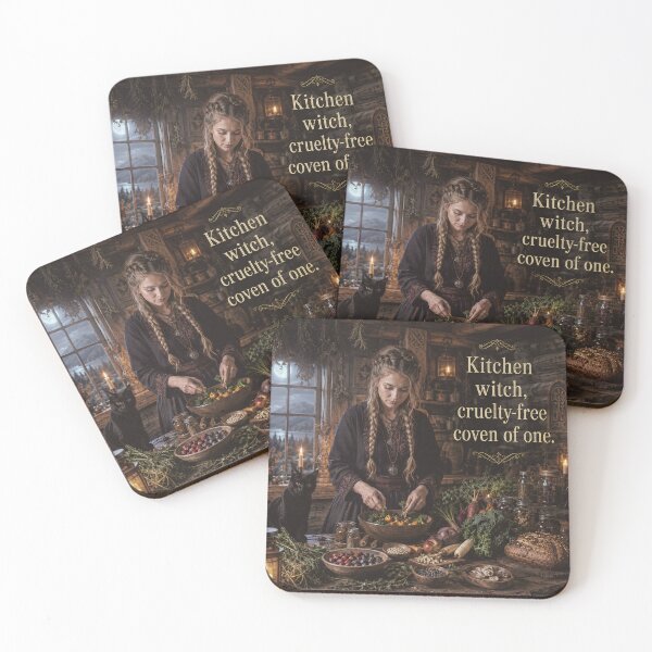 Item preview, Norwegian Witch Kitchen Cruelty Free Quote designed and sold by NorwegianWitch.