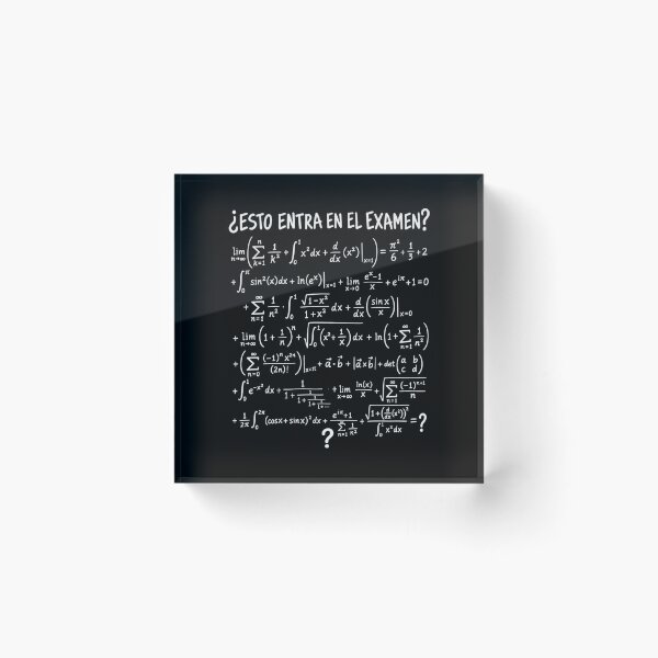 Item preview, Esto Entra en el Examen - Math designed and sold by Good Mood Foundry.