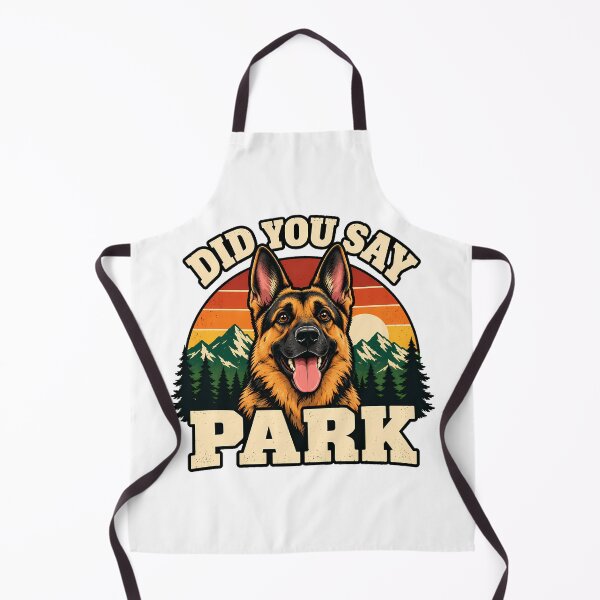 Item preview, Park Dog Excited Shepherd Sunset Dog Owner designed and sold by nortowelcomics.