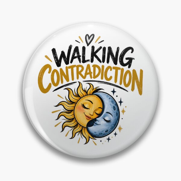 Item preview, Walking Contradiction – Sun & Moon Celestial Duality designed and sold by 11-Designs.