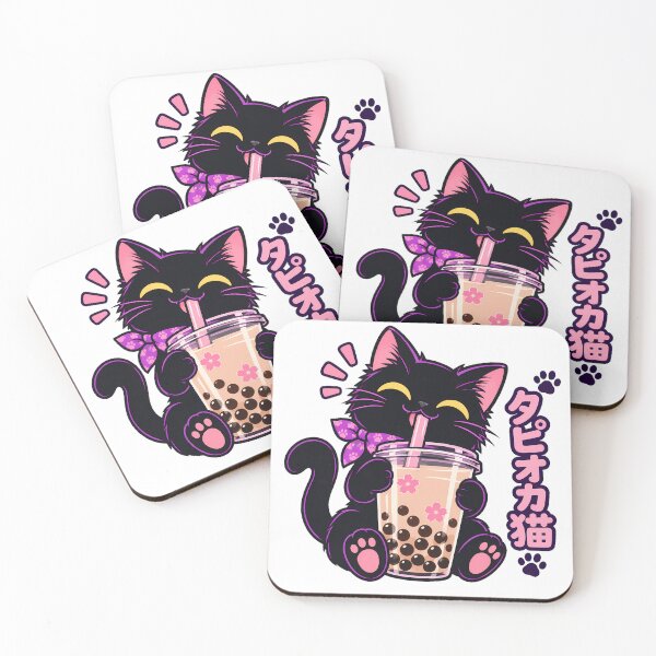 Item preview, Tapioca Cat Boba Drink Boba Lover designed and sold by nortowelcomics.