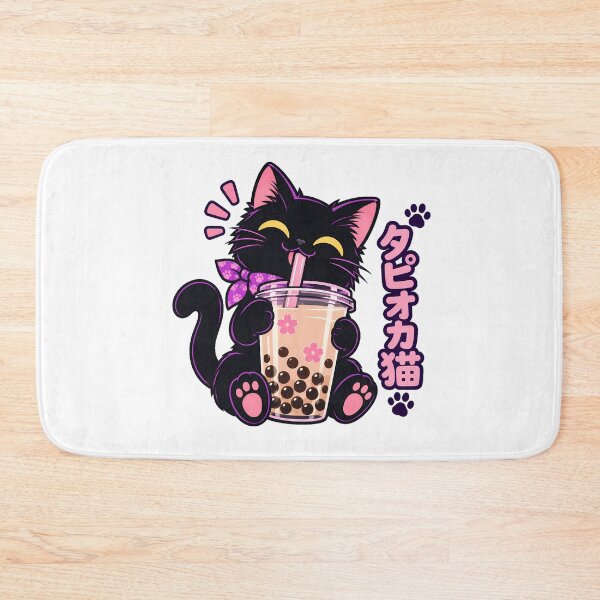 Item preview, Tapioca Cat Boba Drink Boba Lover designed and sold by nortowelcomics.